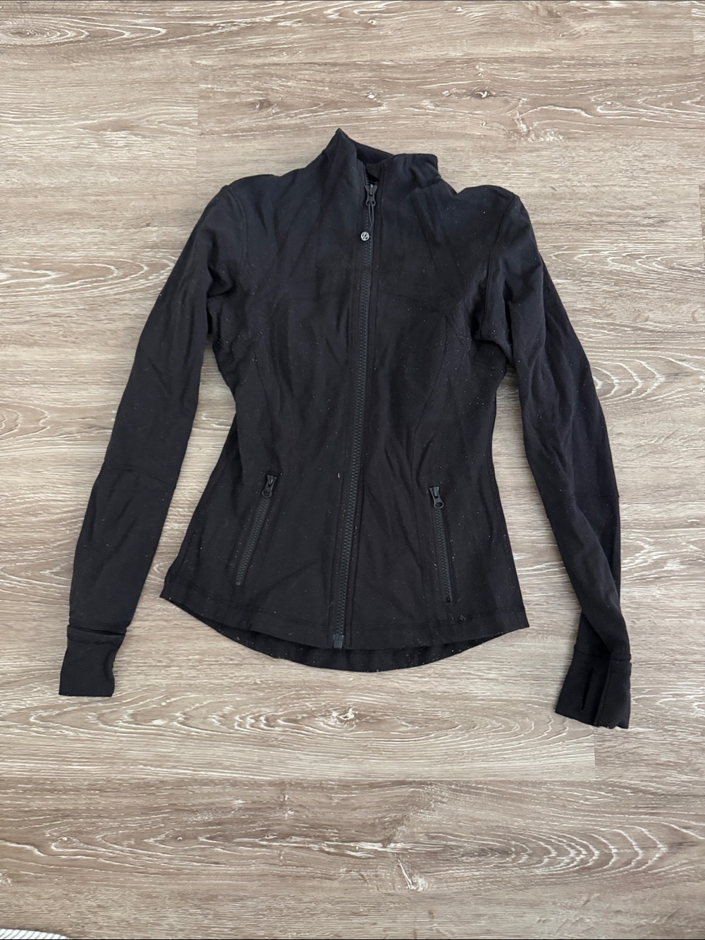 lululemon athletica Black Zip-Up Utility Jacket